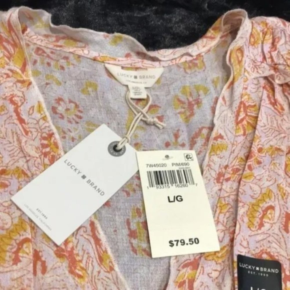Lucky Brand Print Sleeveless Top. XS, M - Picture 12 of 14